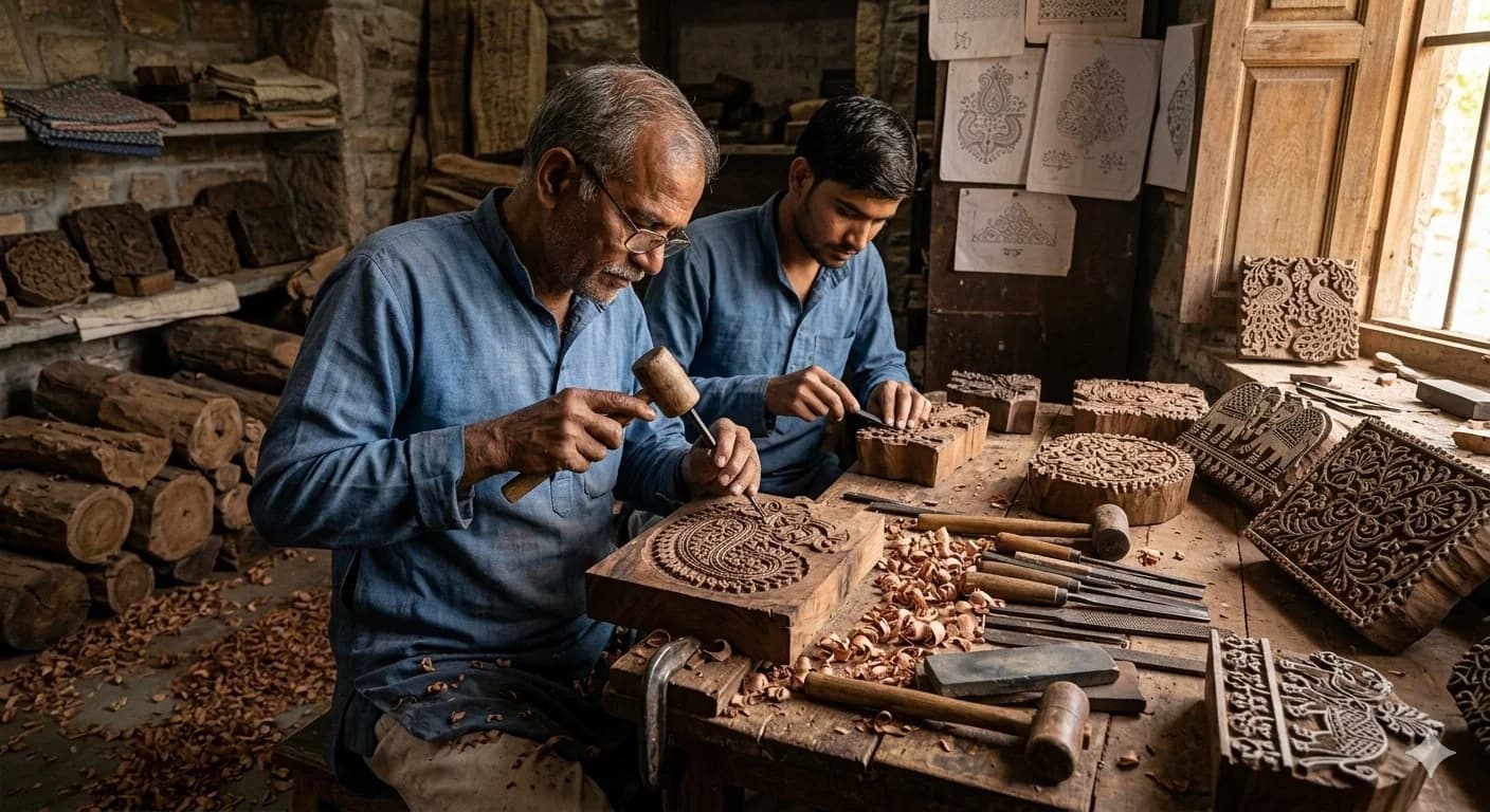 Women artisans at work